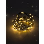 Гирлянда «Роса» DC-G06-120Y 120 microLED 12.1м. 8реж. 3хAA желт. ФАZА 5059634
