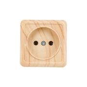 Розетка 1-м ОП Октава 10А IP20 без заземл. сосна IEK ERO10-K03-10-DC