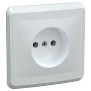 Розетка 1-м СП Вега РС10-2-ВБ 10А IP20 без заземл. без защ. шторок бел. IEK ERV10-K01-10-DM
