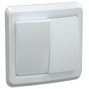 Выключатель 2-кл. СП Вега 10А IP20 ВС10-2-0-ВБ бел. IEK EVV20-K01-10-DM