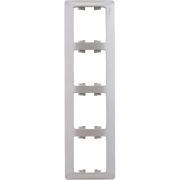 Рамка 4-м Glossa горизонт. платина SE GSL001204