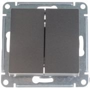 Выключатель 2-кл. СП AtlasDesign 10А IP20 (сх. 5) 10AX механизм мокко SE ATN000651