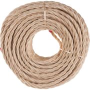 Провод ретро 3х2.5 матов. зол./песочн. (уп.50м) Bironi B1-435-719-50