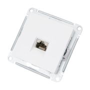 Розетка компьютерная AtlasDesign RJ45 кат.6A механизм бел. SE ATN000186