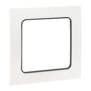 Рамка 1-м Стокгольм бел. с линией цвета черн. PROxima EKF EXM-G-304-10