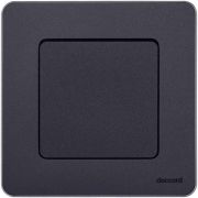 Переключатель 1-кл. Inspiria 10А IP20 250В 10AX механизм антрацит Leg 673653