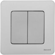 Выключатель 2-кл. Inspiria 10А IP20 250В 10AX механизм алюм. Leg 673622