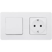 Выключатель 1-кл. Inspiria 10А IP20 250В 10AX механизм бел. Leg 673600