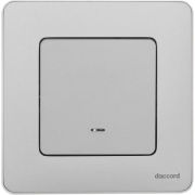 Выключатель 1-кл. Inspiria 10А IP20 250В 10AX с подсветкой/индикацией механизм алюм. Leg 673612