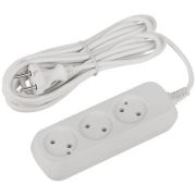 Удлинитель электрический UDL-10-350 Greenline 3 розетки без заземления 5м ПВС 2х0.75кв.мм Эра Б0065073