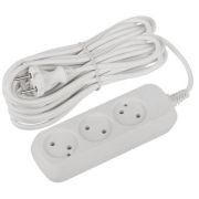 Удлинитель электрический UDL-10-370 Greenline 3 розетки без заземления 7м ПВС 2х1кв.мм Эра Б0065031