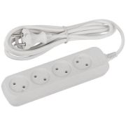 Удлинитель электрический UDL-10-430 Greenline 4 розетки без заземления 3м ПВС 2х0.75кв.мм Эра Б0065050