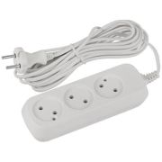 Удлинитель электрический UDL-6-350 Greenline 3 розетки без заземления 5м ШВВП 2х0.75кв.мм Эра Б0065070