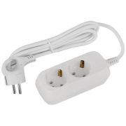 Удлинитель электрический UDL-16-215-E Greenline 2 розетки с заземлением 1.5м ПВС 3х1кв.мм Эра Б0065079