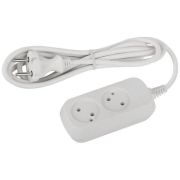 Удлинитель электрический UDL-10-215 Greenline 2 розетки без заземления 1.5м ПВС 2х0.75кв.мм Эра Б0065055