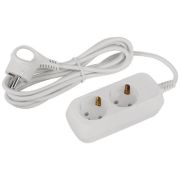 Удлинитель электрический UDL-10-230-E Greenline 2 розетки с заземлением 3м ПВС 3х0.75кв.мм Эра Б0064947