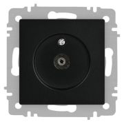 Розетка телевизионная одиночная TV СП Accent 6-301-05 IP20 антрацит Intro