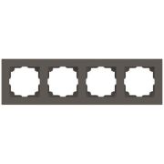 Рамка 4-м СП Accent 6-504-09 титан Intro Б0063712