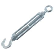 Талреп 10мм DIN 1480 (крюк-кольцо) перф. подвес оцинк. СТРОЙМЕТИЗ UTORM4110042