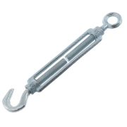 Талреп 6мм DIN 1480 (крюк-кольцо) перф. подвес оцинк. СТРОЙМЕТИЗ UTORM4110022