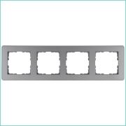 Рамка 4-м G-Flex алюм. Jasmart G1104S