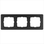 Рамка 3-м G-Flex антрацит Jasmart G1103B