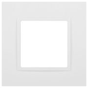 Рамка 1-м Elegance 14-5001-01М для розеток и выключателей матов. бел. Эра Б0065794