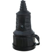 Розетка каучук 1гн 2Р 16А 240В IP44 б/з переносная с заглушкой 16-389, мин. остаток = 2.000