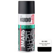 Эмаль аэрозоль черная глянцевая универсальная 520мл KU-1002 KUDO KU-1002, мин. остаток = 1.000