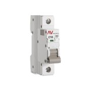 Выключатель автоматический модульный 1п C 10А 10кА AV-10 AVERES EKF mcb10-1-10C-av