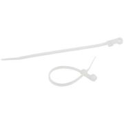 Хомут кабельный под винт 4.8х200 NO-225-317 бел. (уп.100шт) Эра Б0066045