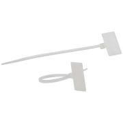 Хомут кабельный 2.5х110 с площадкой для маркировки 21х10 NO-225-318 бел. (уп.50шт) Эра Б0066059