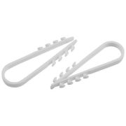 Дюбель-хомут 11-18мм для круглого кабеля NO-224-223 бел. (уп.100шт) Эра Б0066304